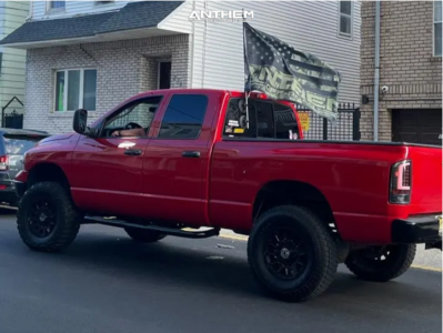 1 2002 Ram 1500 Dodge Rough Country Suspension Lift 5in Anthem Off Road Liberty Satin Black
