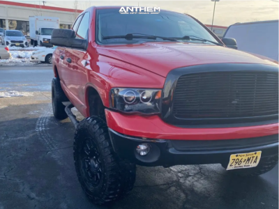 1 2002 Ram 1500 Dodge Rough Country Suspension Lift 5in Anthem Off Road Liberty Satin Black