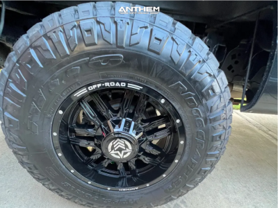 1 2010 F 150 Ford Xlt Rough Country Suspension Lift 4in Anthem Off Road Equalizer Black Milled