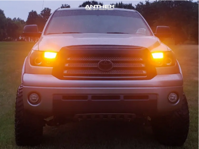 1 2007 Tundra Toyota Limited Rough Country Suspension Lift 6in Anthem Off Road Avenger Black Milled
