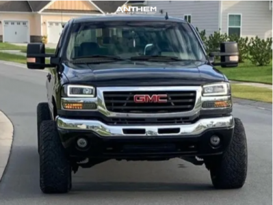 1 2006 Sierra 2500 Hd Gmc Slt Rough Country Leveling Kit Anthem Off Road Liberty Gloss Black