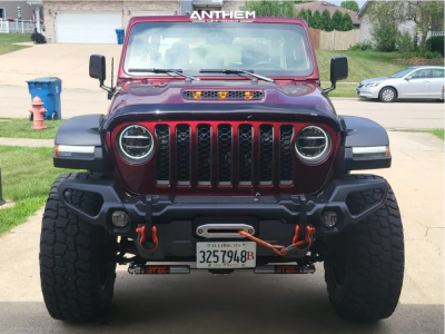 1 2021 Gladiator Jeep Mojave Readylift Suspension Lift 4in Anthem Off Road Viper Satin Black