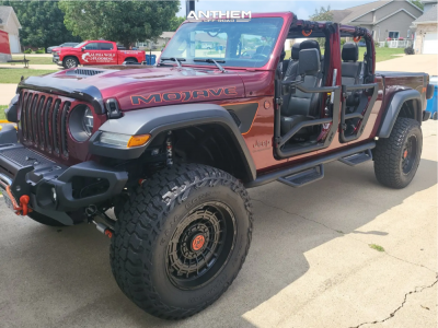 1 2021 Gladiator Jeep Mojave Readylift Suspension Lift 4in Anthem Off Road Viper Satin Black