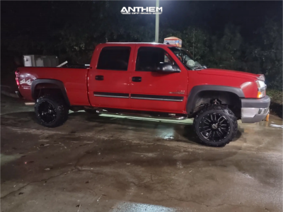 8 2004 Silverado 2500 Hd Chevrolet Lt Torsion Keys Cranked Leveling Kit Anthem Off Road Equalizer Black Gray