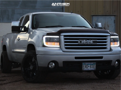 1 2013 Sierra 1500 Gmc Slt Rough Country Leveling Kit Anthem Off Road Equalizer Black Milled