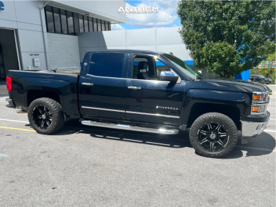 2014 Chevrolet Silverado 1500 - 20x10 -24mm - Anthem Off-Road Equalizer - Leveling Kit - 305/55R20