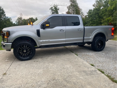 1 2021 F 250 Super Duty Ford Lariat Stock Stock Anthem Off Road Equalizer Gloss Black