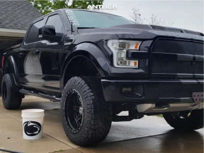 2016 Ford F-150 - 20x12 -44mm - Anthem Off-Road Rogue - Suspension Lift 4.5" - 35" x 12.5"
