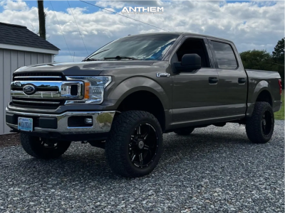 2018 Ford F-150 - 20x10 -24mm - Anthem Off-Road Equalizer - Suspension Lift 3.5" - 33" x 12.5"