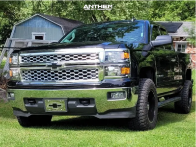 2015 Chevrolet Silverado 1500 - 18x10 -24mm - Anthem Off-Road Equalizer - Leveling Kit - 285/65R18