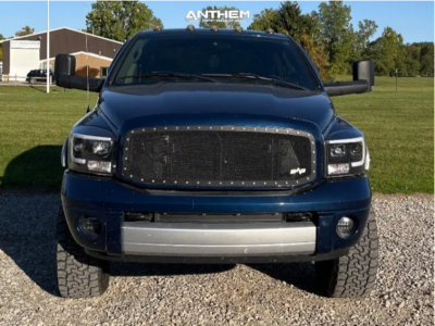 1 2006 Ram 2500 Dodge Rough Country Body Lift 3in Anthem Off Road Equalizer Black Milled