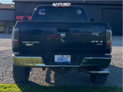 1 2006 Ram 2500 Dodge Rough Country Body Lift 3in Anthem Off Road Equalizer Black Milled