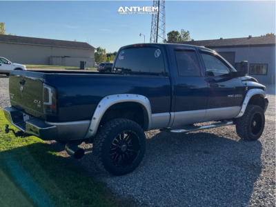 1 2006 Ram 2500 Dodge Rough Country Body Lift 3in Anthem Off Road Equalizer Black Milled