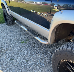 1 2006 Ram 2500 Dodge Rough Country Body Lift 3in Anthem Off Road Equalizer Black Milled