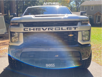 1 2022 Silverado 2500 Hd Chevrolet Custom Rough Country Leveling Kit Anthem Off Road Intimidator Black Milled