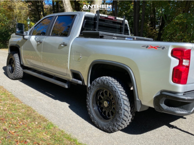 1 2022 Silverado 2500 Hd Chevrolet Custom Rough Country Leveling Kit Anthem Off Road Intimidator Black Milled