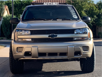 1 2006 Trailblazer Chevrolet Rough Country Leveling Kit Anthem Off Road Rogue Satin Black