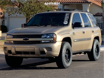1 2006 Trailblazer Chevrolet Rough Country Leveling Kit Anthem Off Road Rogue Satin Black