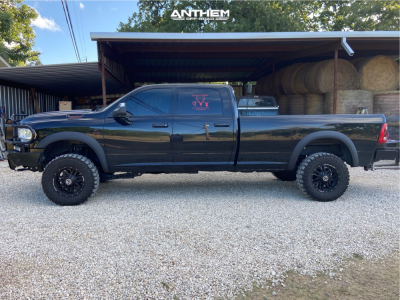 2022 Ram 3500 - 18x9 0mm - Anthem Off-Road Equalizer - Suspension Lift 3" - 35" x 12.5"