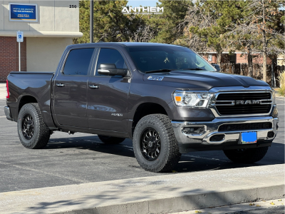 2020 Ram 1500 - 18x9 -12mm - Anthem Off-Road Intimidator - Leveling Kit - 295/70R18