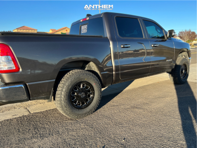 1 2020 1500 Ram Big Horn Rough Country Leveling Kit Anthem Off Road Intimidator Black Milled