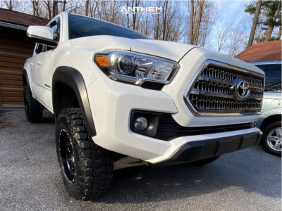 1 2016 Tacoma Toyota Trd Off Road Stock Anthem Off Road Avenger Satin Black