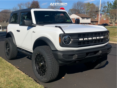 2022 Ford Bronco - 20x9 0mm - Anthem Off-Road Avenger - Leveling Kit - 35" x 12.5"