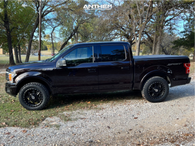 1 2020 F 150 Ford Xlt Ksp Leveling Kit Anthem Off Road Rogue Black Milled