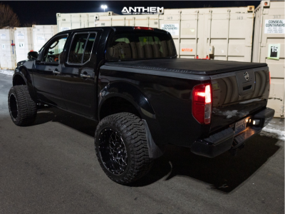 1 2006 Frontier Nissan Nismo Off Road Rough Country Suspension Lift 6in Anthem Off Road Avenger Black Milled