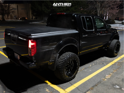 1 2006 Frontier Nissan Nismo Off Road Rough Country Suspension Lift 6in Anthem Off Road Avenger Black Milled