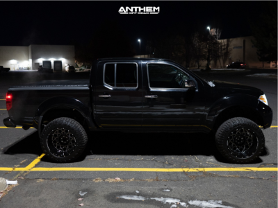 1 2006 Frontier Nissan Nismo Off Road Rough Country Suspension Lift 6in Anthem Off Road Avenger Black Milled