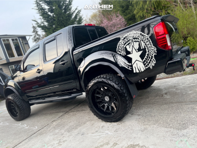 1 2021 Frontier Nissan Sv Rough Country Suspension Lift 6in Anthem Off Road Liberty Gloss Black