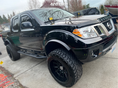 1 2021 Frontier Nissan Sv Rough Country Suspension Lift 6in Anthem Off Road Liberty Gloss Black