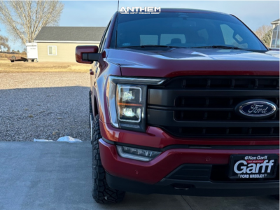 1 2022 F 150 Ford Lariat Fox Leveling Kit Anthem Off Road Avenger Black Milled