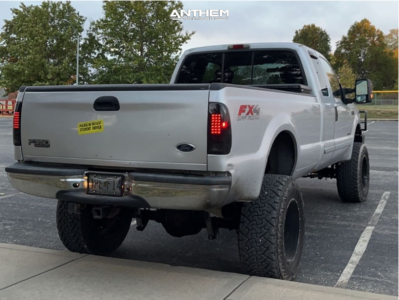 1 2003 F 350 Super Duty Ford Xlt Rough Country Suspension Lift 6in Anthem Off Road Equalizer Gloss Black