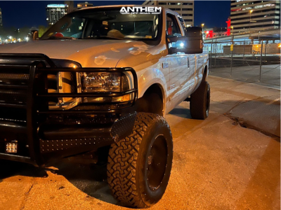 1 2003 F 350 Super Duty Ford Xlt Rough Country Suspension Lift 6in Anthem Off Road Equalizer Gloss Black