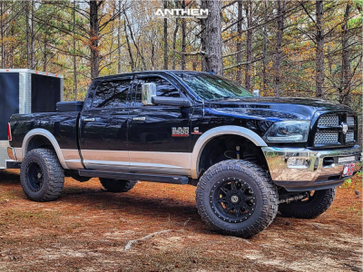 2014 Ram 2500 - 20x12 -44mm - Anthem Off-Road Rogue - Suspension Lift 5" - 38" x 13.5"