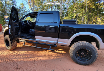 1 2014 2500 Ram Laramie Rough Country Suspension Lift 6in Anthem Off Road Rogue Satin Black