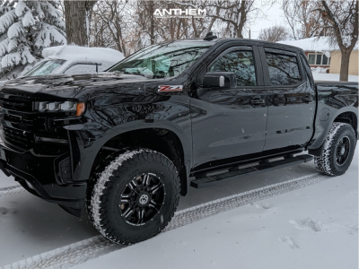 1 2019 Silverado 1500 Chevrolet Rst Rough Country Suspension Lift 35in Anthem Off Road Equalizer Machined Black