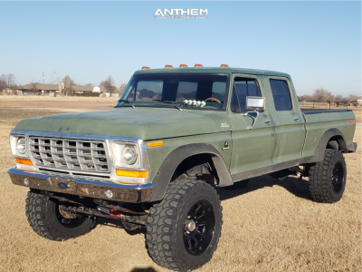 1978 Ford F-250 - 20x12 -44mm - Anthem Off-Road Liberty - Suspension Lift 6" - 37" x 13.5"
