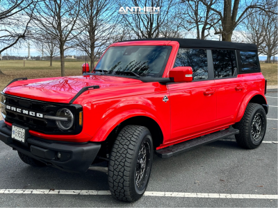1 2023 Bronco Ford Outer Banks Stock Anthem Off Road Avenger Black Milled