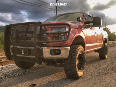 1 2015 F 150 Ford Rough Country Suspension Lift 6in Anthem Enforcer Black