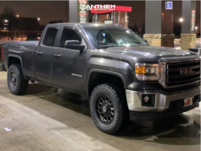 2014 GMC Sierra 1500 - 18x9 -12mm - Anthem Off-Road Intimidator - Leveling Kit - 275/70R18