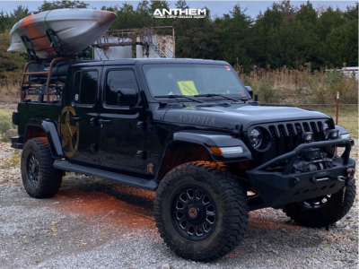 2021 Jeep Gladiator - 18x9 -12mm - Anthem Off-Road Intimidator - Suspension Lift 3.5" - 35" x 12.5"