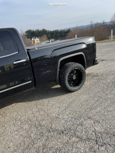 1 2014 Sierra 1500 Gmc Sle Rough Country Leveling Kit Anthem Off Road Equalizer Gloss Black
