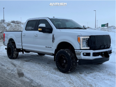 2017 Ford F-250 Super Duty - 20x12 -44mm - Anthem Off-Road Rogue - Suspension Lift 2.5" - 33" x 12.5"