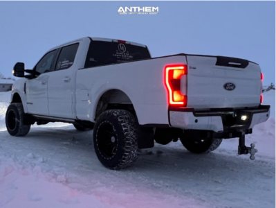 1 2017 F 250 Super Duty Ford Lariat Rough Country Leveling Kit Anthem Off Road Rogue Black Milled