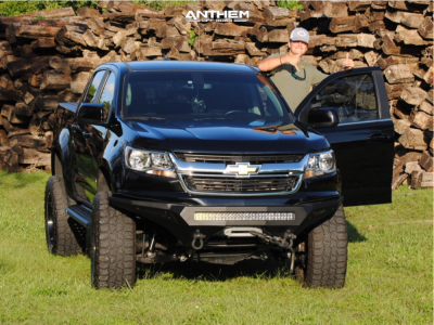 1 2018 Colorado Chevrolet Zone Suspension Lift 6in Anthem Off Road Equalizer Black Milled