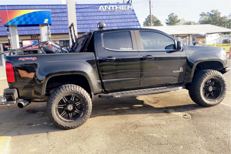 1 2018 Colorado Chevrolet Zone Suspension Lift 6in Anthem Off Road Equalizer Black Milled