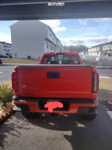 1 2021 Colorado Chevrolet Rough Country Suspension Lift 6in Anthem Off Road Rogue Black Milled